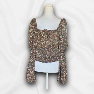 Arula Milkmaid Style Top - Sz 10/12 Boho, Milkmaid, Peasant, Coquette, Whimsical